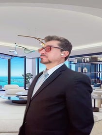 Poster for Birthday video from Miami Tony Stark