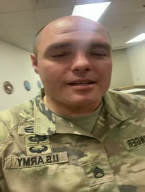 Poster for Pep Talk video from Drill Sergeant E