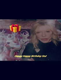 Poster for Birthday video from Linda Young