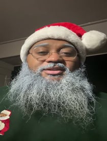 Poster for Birthday video from Gentilly Santa