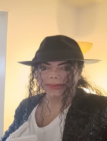 Poster for Holiday video from Corey Melton as Michael Jackson