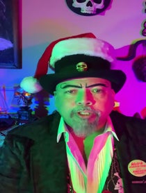 Poster for Holiday video from Lord Blood-Rah