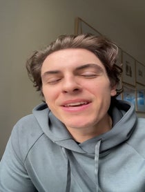 Poster for Holiday video from Derek Klena