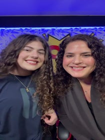 Poster for Holiday video from Ashley & Mama Justice