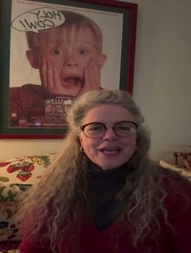 Poster for Holiday video from TRACY CONNOR / Check out Girl in Home Alone