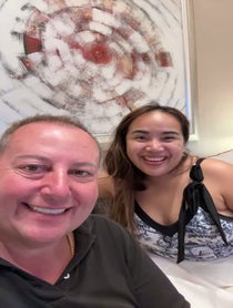 Poster for Holiday video from David and Annie 90 Day Fiance