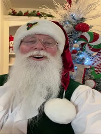 Poster for Holiday video from Santa Mike