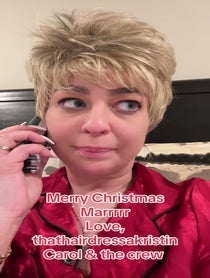 Poster for Holiday video from Thathairdressakristin