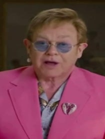 Poster for Holiday video from Elton John PARODY
