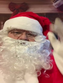 Poster for Holiday video from Santa Claus