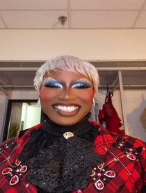Poster for Holiday video from Shea Couleé