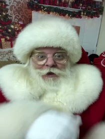 Poster for Holiday video from Santa Claus