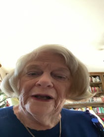 Poster for Birthday video from Ann Widdecombe