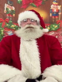 Poster for Roast video from The Naughty Santa
