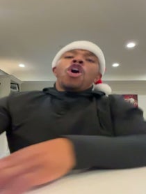 Poster for Holiday video from Ray Rice