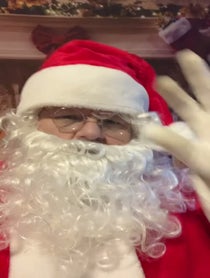 Poster for Holiday video from Santa Claus