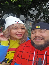 Poster for Birthday video from Becky plus Eli