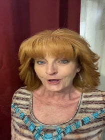 Poster for Birthday video from Lynn as Reba McEntire