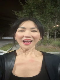Poster for Birthday video from Jeanette Lee “The Black Widow”