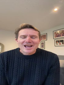Poster for Birthday video from Roger Black