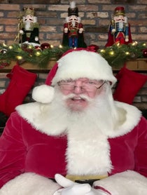 Poster for Birthday video from Santa Claus