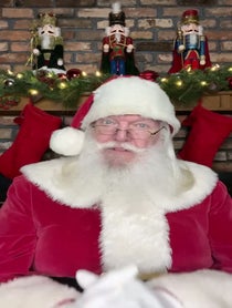 Poster for Birthday video from Santa Claus