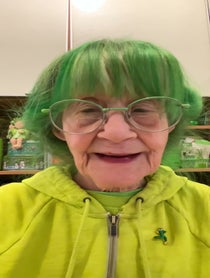 Poster for Birthday video from The Green Lady