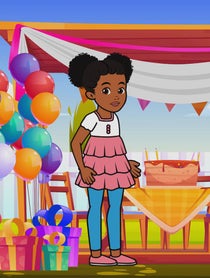 Poster for Birthday video from Gracie’s Corner