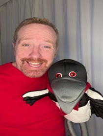 Poster for Birthday video from Steve and Maggie