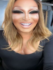 Poster for Birthday video from Roxxxy Andrews