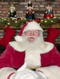 Poster for Birthday video from Santa Claus