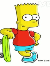 Poster for Birthday video from Bart Simpson Parody