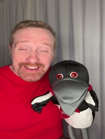 Poster for Birthday video from Steve and Maggie