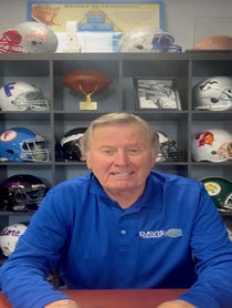 Poster for Birthday video from Coach Steve Spurrier