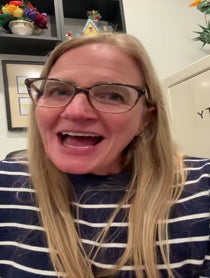 Poster for Birthday video from Christine Brown Woolley