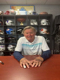 Poster for Birthday video from Coach Steve Spurrier