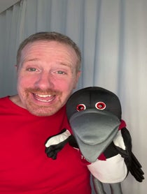 Poster for Birthday video from Steve and Maggie