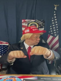 Poster for Intro video video from Donald Trump Impersonator, Michael Falato AKA MJ Trump