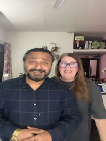 Poster for Valentine's Day video from J&S (Jenny slatten &Sumit Singh) 90day fiancé