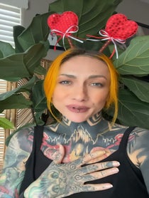 Poster for Valentine's Day video from Lena Scissorhands