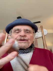 Poster for Birthday video from Sylvester McCoy