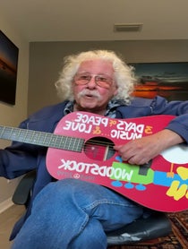 Poster for Birthday video from Arlo Guthrie