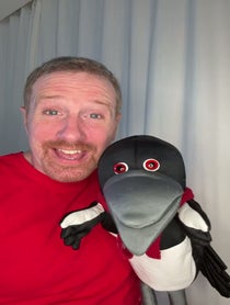 Poster for Birthday video from Steve and Maggie