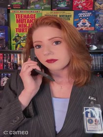 Poster for Intro video video from FBI Agent Dana Scully Look-alike Gillian Anderson from The X-Files
