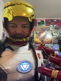 Poster for Birthday video from Iron Man-Tony Stark: Avengers Cosplay
