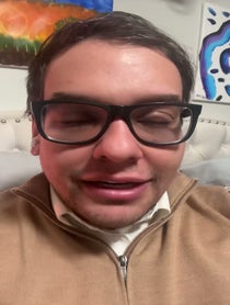 Poster for Birthday video from George Santos