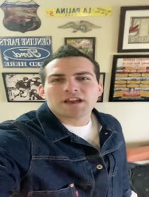 Poster for Birthday video from Tony The Greaser