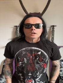 Poster for Birthday video from Dani Filth