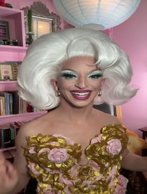 Poster for Birthday video from Miz Cracker