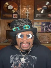 Poster for Birthday video from Bootsy Collins